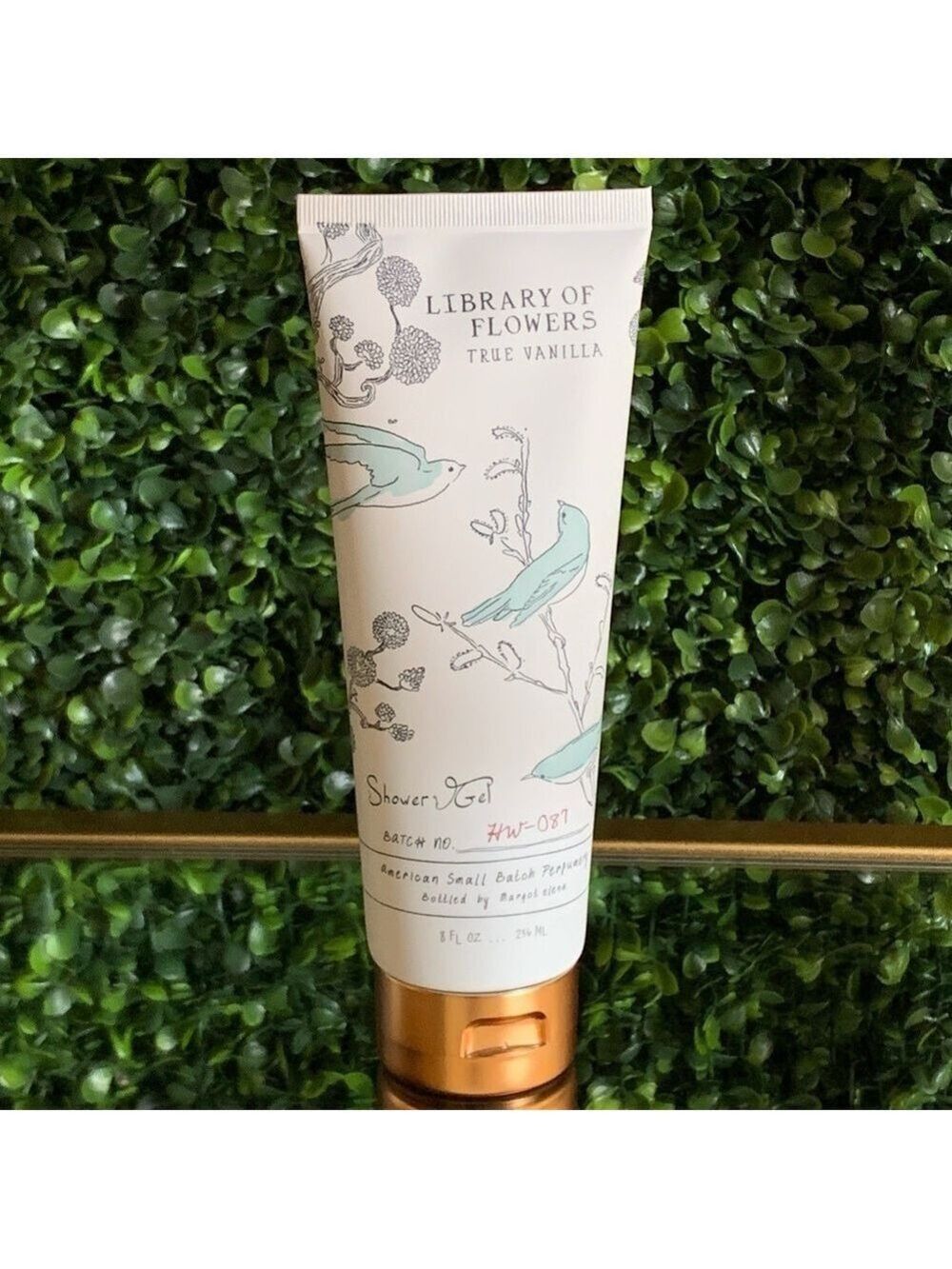Library of Flowers TRUE VANILLA Shower Gel | NEW | 8 oz | Margot Elena Body Wash